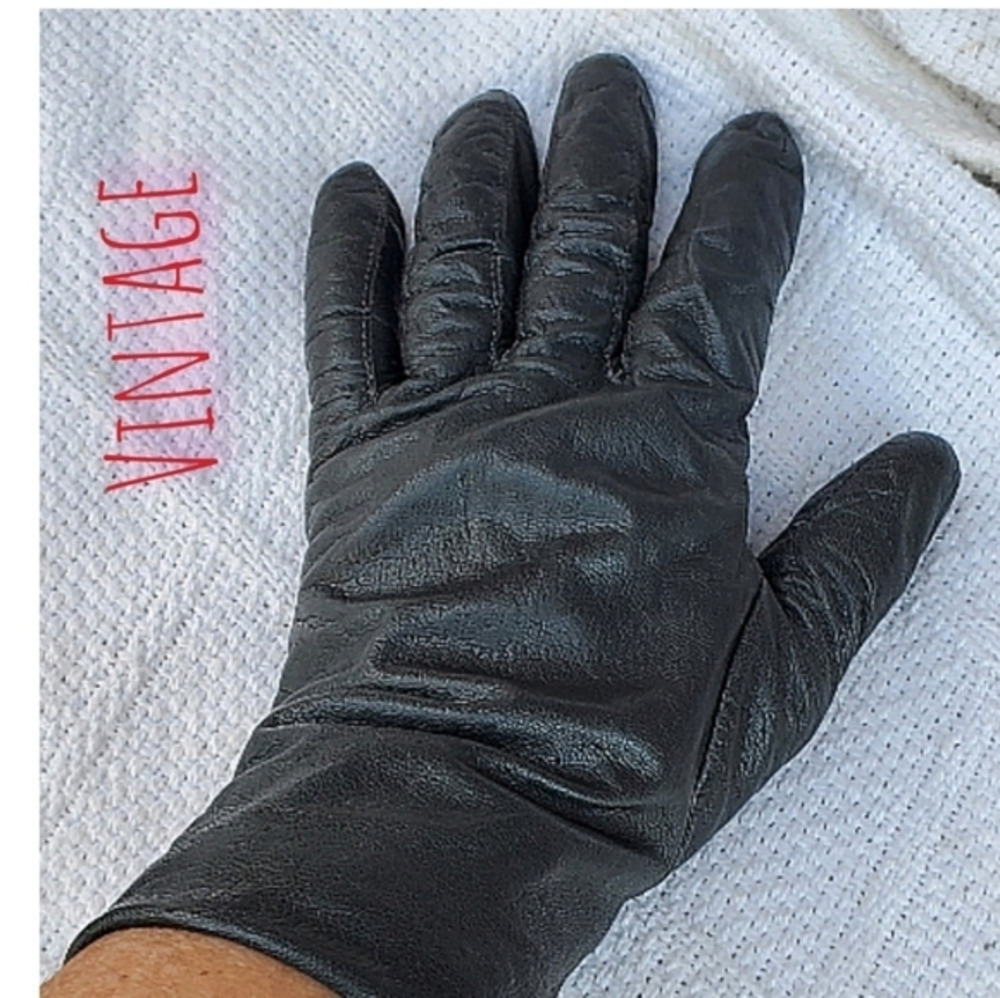 Vintage Fownes‎ cashmere lined gloves 7.5